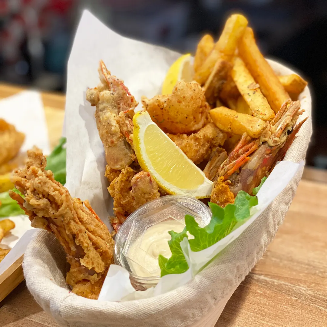 Den heldige fisker i City2 tilbyder velsmagende fiske- og skaldyrsretter til gode priser