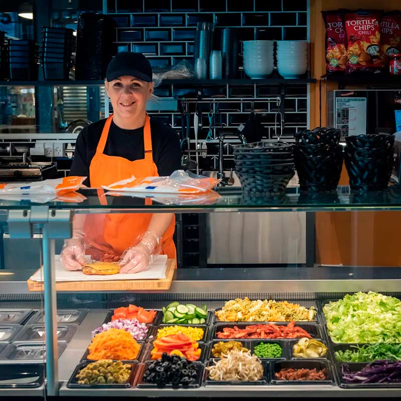 Bagel n´ More i Staderne i City2 - sund takeaway - du bestemmer ingredienserne