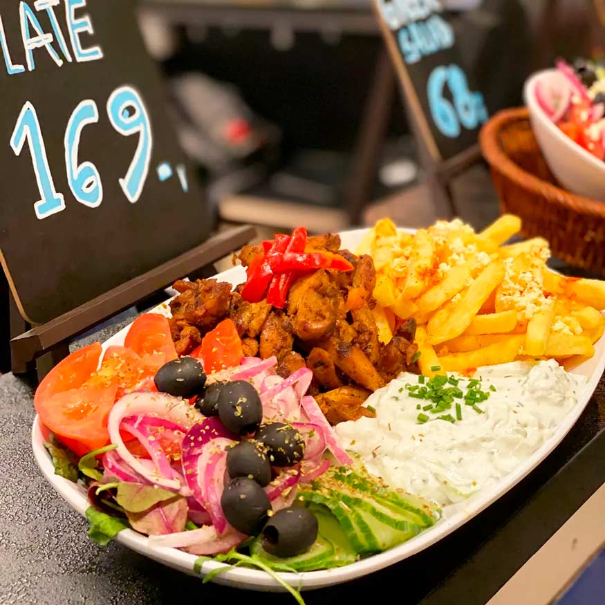 Velsmagende græsk mad i Staderne i City2