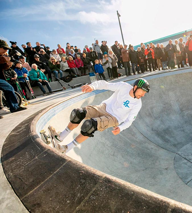 Besøg verdens længste skaterbane ved siden af City2