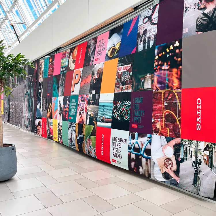 Fra affald til indkøbsnet - ESG - City2 - genbruge banner til bæredygtig indkøbsnet