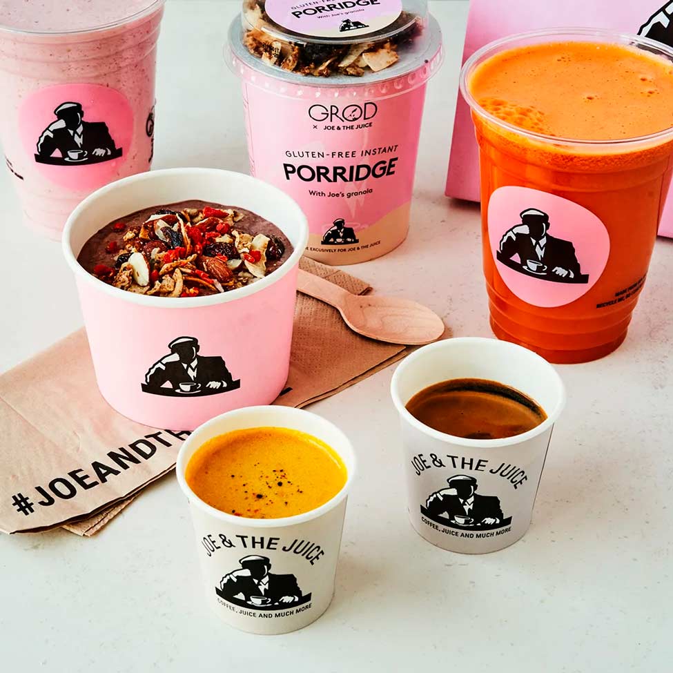 Køb morgenmad og velsmagende kaffe hos Joe & The Juice i City2 Taastrup.