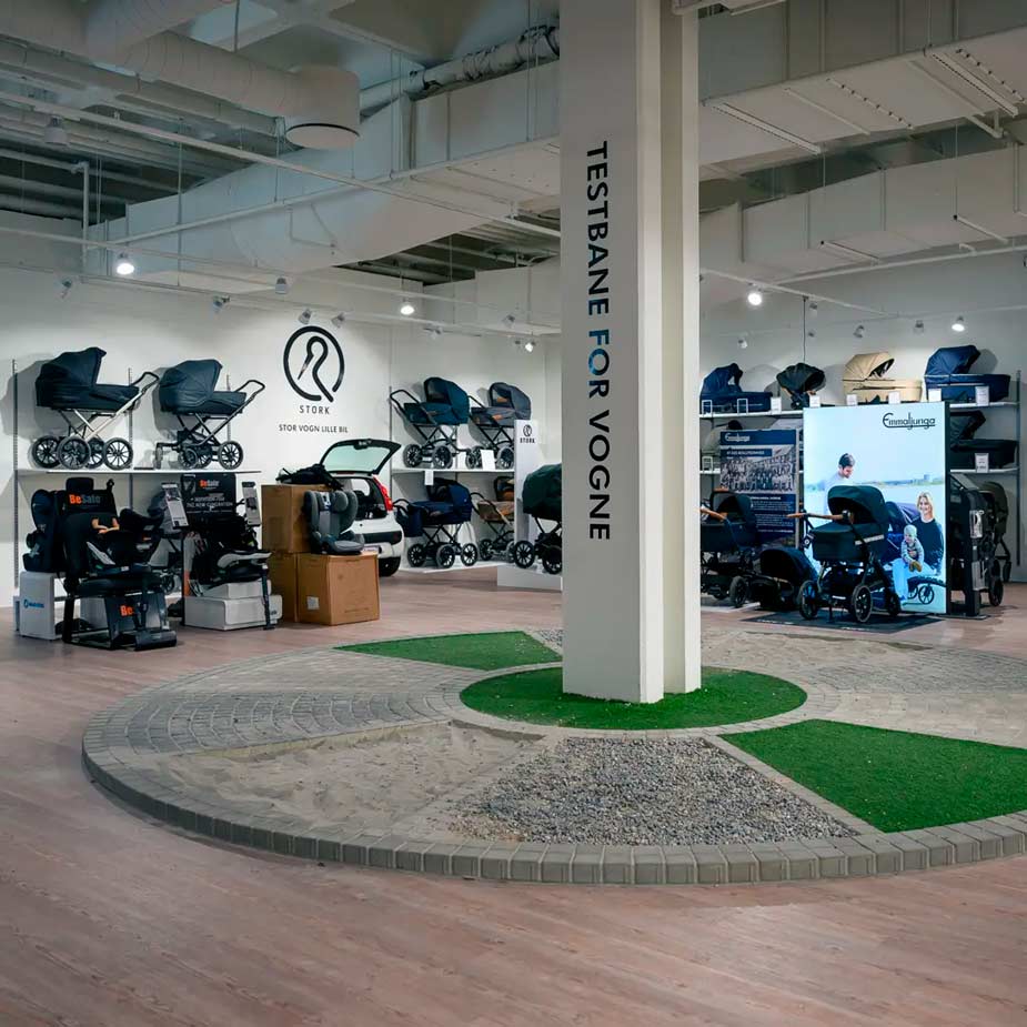 Stort udvalg af barnevogne og klapvogne hos Ønskebørn i City2. 